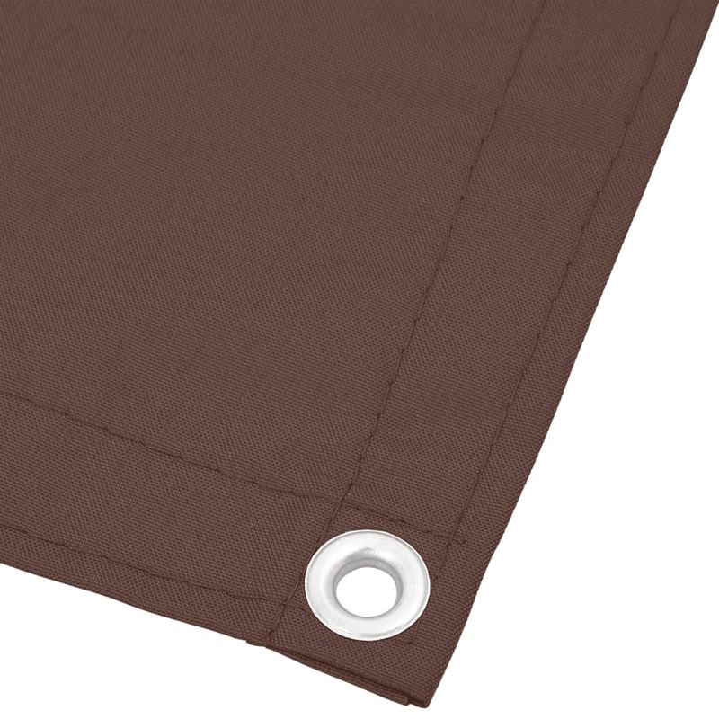 Casa si Gradina - Gradina si terasa - Umbrele si pavilioane - Umbrele - Paravan de balcon, maro, 75x700 cm, 100% poliester oxford - Infinity.ro