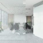 Casa si Gradina - Constructii - Ferestre si accesorii - Accesorii ferestre - Folie fereastra mata, model curcubeu 3D, 90x1000 cm, PVC - Infinity.ro