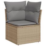 Casa si Gradina - Gradina si terasa - Mobilier exterior - Seturi mobila gradina - Set canapea de gradina cu perne, 12 piese, gri, poliratan - Infinity.ro
