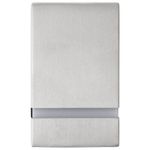 Casa si Gradina - Corpuri si surse de iluminat - Iluminat exterior - Felinare - Lampi de perete de exterior 2 buc. argintiu 35 W dreptunghiular, mărime 95x75x150 cm - Infinity.ro