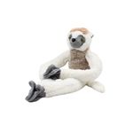 Jucarii, Copii si Bebe - Jucarii si jocuri - Jucarii de plus - Jucarie sifaka din plus alb 57 cm - Infinity.ro