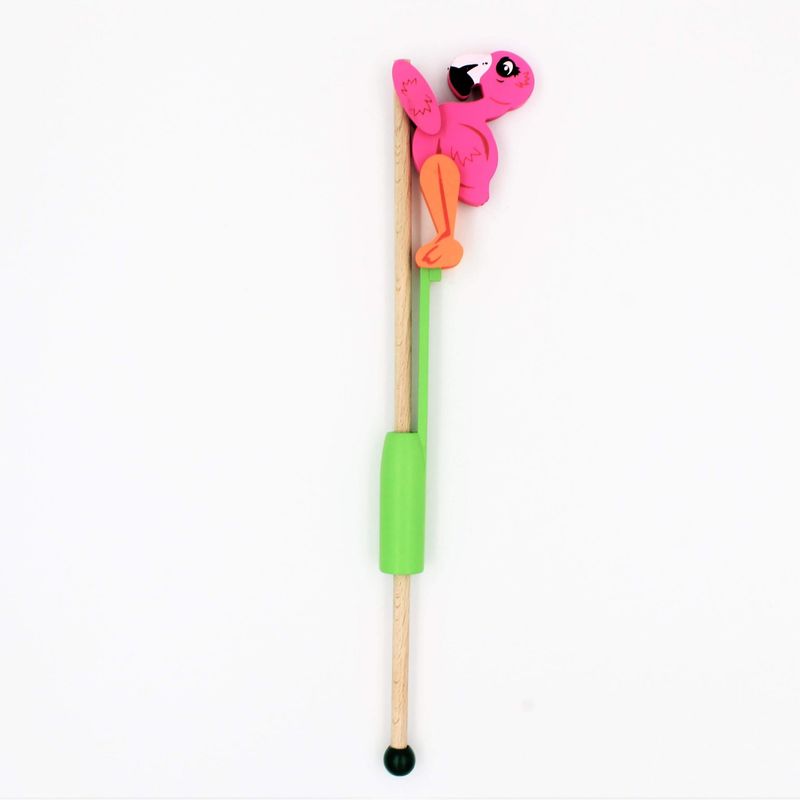 Jucarii, Copii si Bebe - Jucarii si jocuri - Jucarii & jocuri educative - Jucarii interactive - Jucarie din lemn Acrobat Animal Flamingo - Infinity.ro