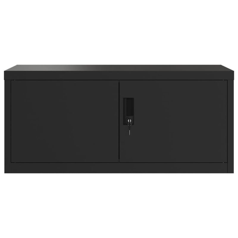 Casa si Gradina - Constructii - Depozitare, transport si protectie - Rafturi, fisete si vestiare - Fiset, negru, 90x40x40 cm, otel - Infinity.ro