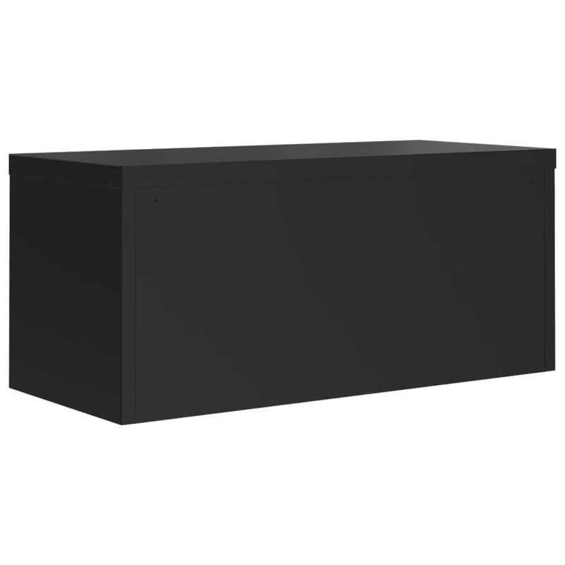 Casa si Gradina - Constructii - Depozitare, transport si protectie - Rafturi, fisete si vestiare - Fiset, negru, 90x40x40 cm, otel - Infinity.ro