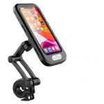 Laptop, Telefoane si Tablete - Telefoane mobile si accesorii - Accesorii Telefoane - Suport si docking telefoane - Suport telefon universal cu prindere ghidon, negru , diagonala 6,8 ", material ABS , rezistent la apa , 193X99.2X25 mm - Infinity.ro