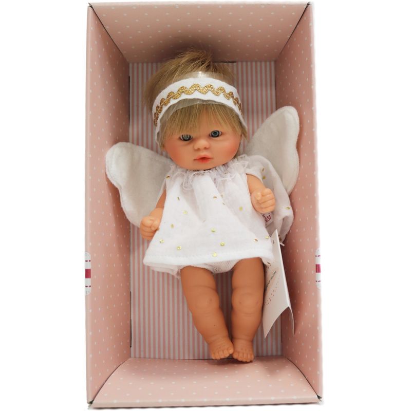 Jucarii, Copii si Bebe - Jucarii si jocuri - Papusi si accesorii - Papusi - Papusa Bomboncin cu Rochita si Aripi de Ingeras 20cm - Infinity.ro