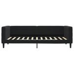 Casa si Gradina - Mobilier - Paturi si accesorii - Paturi - Pat de zi cu extensie, negru, 90x200 cm, catifea - Infinity.ro