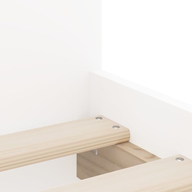 Casa si Gradina - Mobilier - Paturi si accesorii - Paturi - Cadru pat cu sertare, alb, 75x190 cm, mic single - Infinity.ro