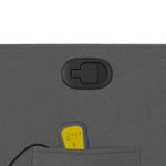 Ingrijire personala si Cosmetice - Sanatate si wellness - Articole wellness - Fotolii de masaj - Fotoliu de masaj rabatabil cu ridicare, gri inchis, textil - Infinity.ro