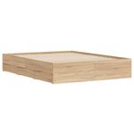 Casa si Gradina - Mobilier - Paturi si accesorii - Paturi - Cadru de pat cu sertare stejar sonoma 140x200 cm lemn prelucrat - Infinity.ro