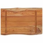 Casa si Gradina - Mobilier - Mese si birouri - Mese living - Masa laterala 60x40x2,5 cm lemn masiv acacia, margine naturala - Infinity.ro