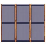 Casa si Gradina - Decoratiuni - Pereti despartitori si paravane - Paravan de camera cu 3 panouri, albastru inchis, 210x180 cm - Infinity.ro