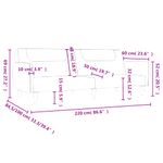 Casa si Gradina - Mobilier - Canapele si coltare - Canapele - Canapea extensibila cu 2 locuri, gri inchis, textil - Infinity.ro