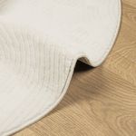 Casa si Gradina - Textile si covoare - Covoare - Covoare casa - Covor "IZA" aspect scandinav, cu fire scurte, crem, Ø 160 cm - Infinity.ro