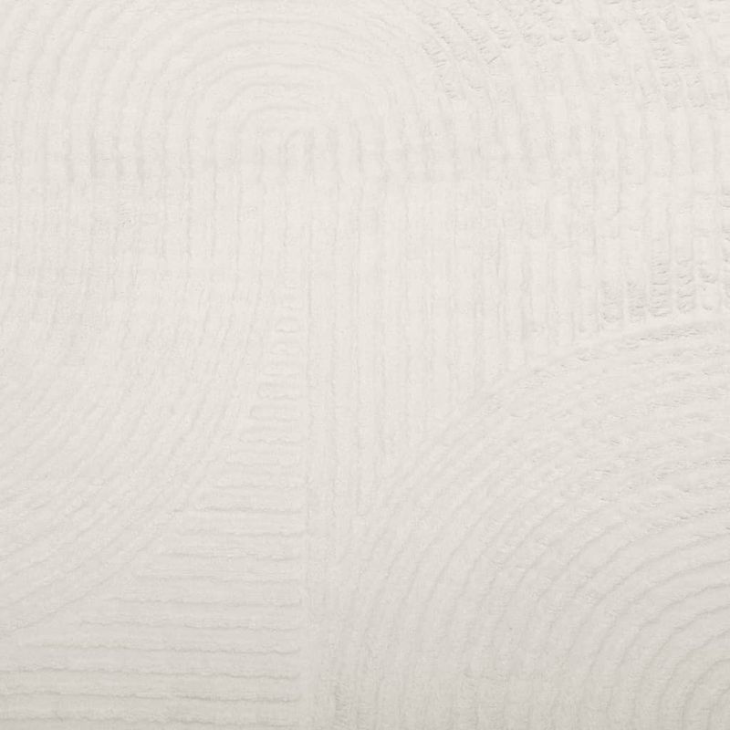 Casa si Gradina - Textile si covoare - Covoare - Covoare casa - Covor "IZA" aspect scandinav, cu fire scurte, crem, Ø 160 cm - Infinity.ro