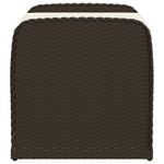 Casa si Gradina - Gradina si terasa - Mobilier exterior - Bancute de gradina - Banca de depozitare cu perna, maro, 80x51x52 cm, poliratan - Infinity.ro