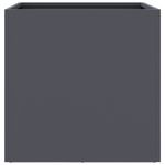 Casa si Gradina - Gradinarit si plante - Plante si ghivece - Ghivece si suporturi - Jardiniere, 2 buc., antracit, 42x40x39 cm, otel laminat la rece - Infinity.ro