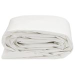 Casa si Gradina - Gradina si terasa - Umbrele si pavilioane - Pavilioane - Prelata, alb, 1x2,5 m, 650 g/m², model fără ochiuri - Infinity.ro