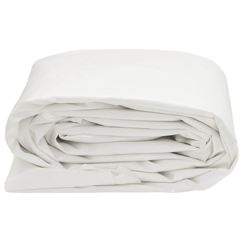 Casa si Gradina - Gradina si terasa - Umbrele si pavilioane - Pavilioane - Prelata, alb, 1x2,5 m, 650 g/m², model fără ochiuri - Infinity.ro