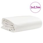 Casa si Gradina - Gradina si terasa - Umbrele si pavilioane - Pavilioane - Prelata, alb, 1x2,5 m, 650 g/m², model fără ochiuri - Infinity.ro