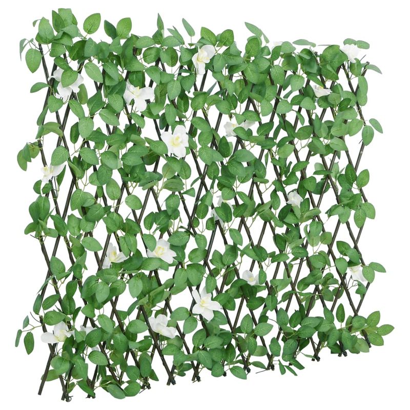 Casa si Gradina - Gradina si terasa - Garduri, panouri si accesorii - Spalier cu iedera artificiala extensibil 5 buc. verde 186x30 cm - Infinity.ro