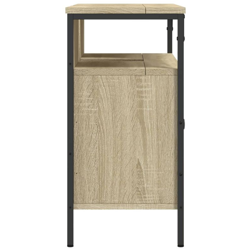 Casa si Gradina - Mobilier - Mobilier baie - Comode baie - Comoda chiuveta baie, stejar sonoma, 80x30x60 cm, lemn prelucrat - Infinity.ro