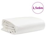 Casa si Gradina - Gradina si terasa - Umbrele si pavilioane - Pavilioane - Prelata, alb, 1,5x6 m, 650 g/m² - Infinity.ro