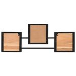 Casa si Gradina - Mobilier - Organizare si depozitare - Cuiere - Cuier de perete, 90x1x35 cm, lemn masiv de acacia si fier - Infinity.ro