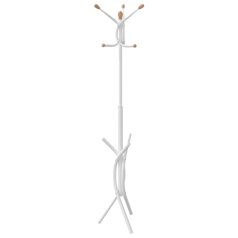 Casa si Gradina - Mobilier - Organizare si depozitare - Cuiere - Cuier de haine, alb, 176 cm, fier vopsit electrostatic - Infinity.ro