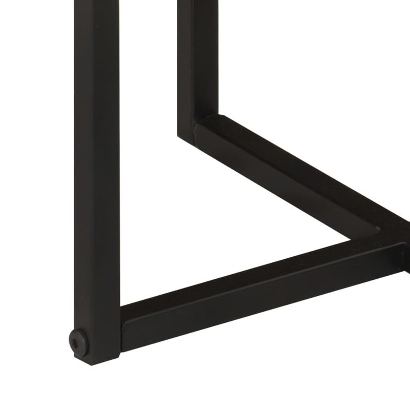 Casa si Gradina - Mobilier - Mese si birouri - Masute de cafea - Masuta de cafea, 55x55x45 cm, lemn masiv de acacia si fier - Infinity.ro