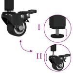 Casa si Gradina - Bucatarie si vesela - Ustensile bucatarie - Cosuri servire - Carucior de bucatarie stejar fumuriu 60x48x89,5cm lemn prelucrat - Infinity.ro