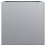 Casa si Gradina - Gradinarit si plante - Plante si ghivece - Ghivece si suporturi - Jardiniera, argintiu, 62x40x39 cm, otel galvanizat - Infinity.ro