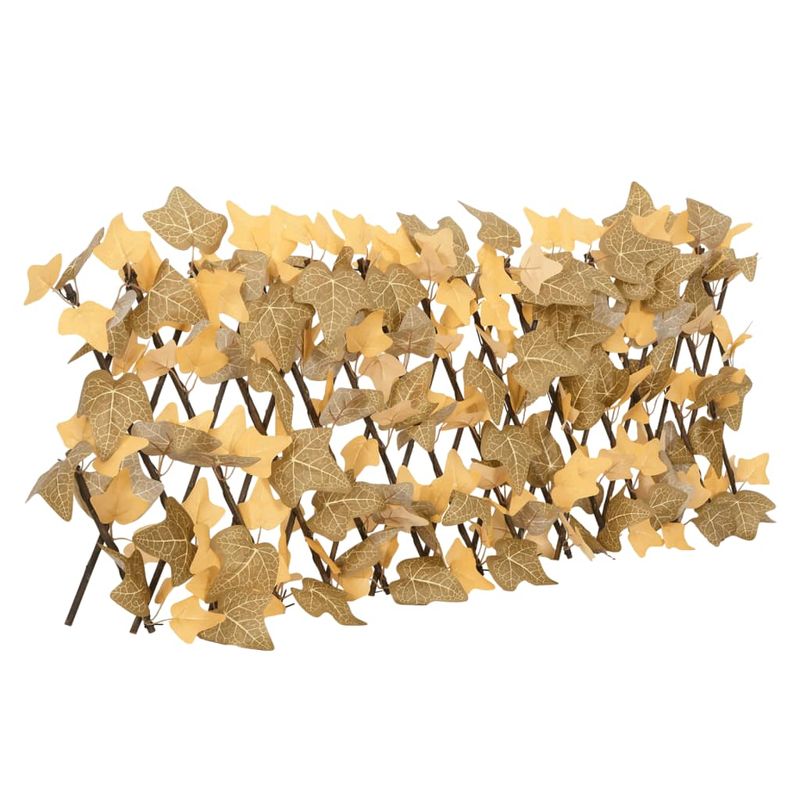 Casa si Gradina - Gradina si terasa - Garduri, panouri si accesorii - Spalier frunze artar false extensibil 5 buc. oranj 180x30 cm - Infinity.ro