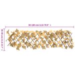 Casa si Gradina - Gradina si terasa - Garduri, panouri si accesorii - Spalier frunze artar false extensibil 5 buc. oranj 180x30 cm - Infinity.ro
