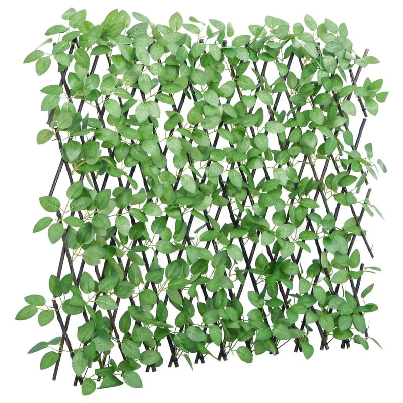 Casa si Gradina - Gradina si terasa - Garduri, panouri si accesorii - Spalier iedera artificiala extensibil, 5 buc., verde, 180x65 cm - Infinity.ro