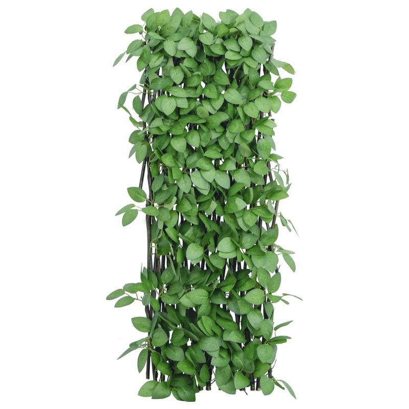 Casa si Gradina - Gradina si terasa - Garduri, panouri si accesorii - Spalier iedera artificiala extensibil, 5 buc., verde, 180x65 cm - Infinity.ro