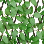 Casa si Gradina - Gradina si terasa - Garduri, panouri si accesorii - Spalier iedera artificiala extensibil, 5 buc., verde, 180x65 cm - Infinity.ro