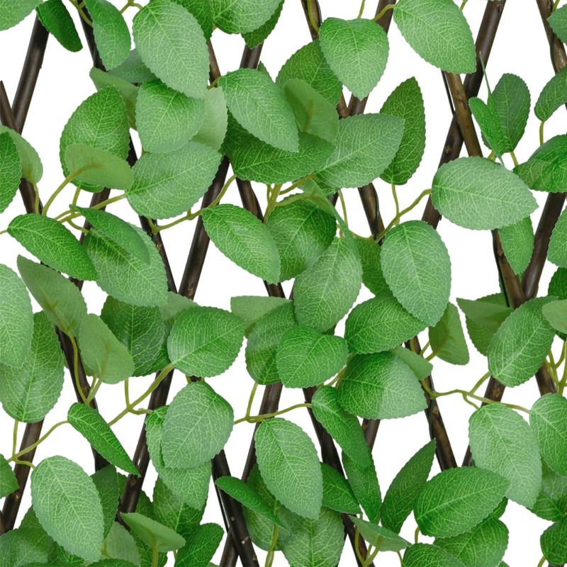 Casa si Gradina - Gradina si terasa - Garduri, panouri si accesorii - Spalier iedera artificiala extensibil, 5 buc., verde, 180x65 cm - Infinity.ro