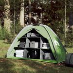Sport si Outdoor - Camping - Corturi camping - Cort depozitare 9 compartimente, verde, 125x50x68 cm tafta 185T - Infinity.ro
