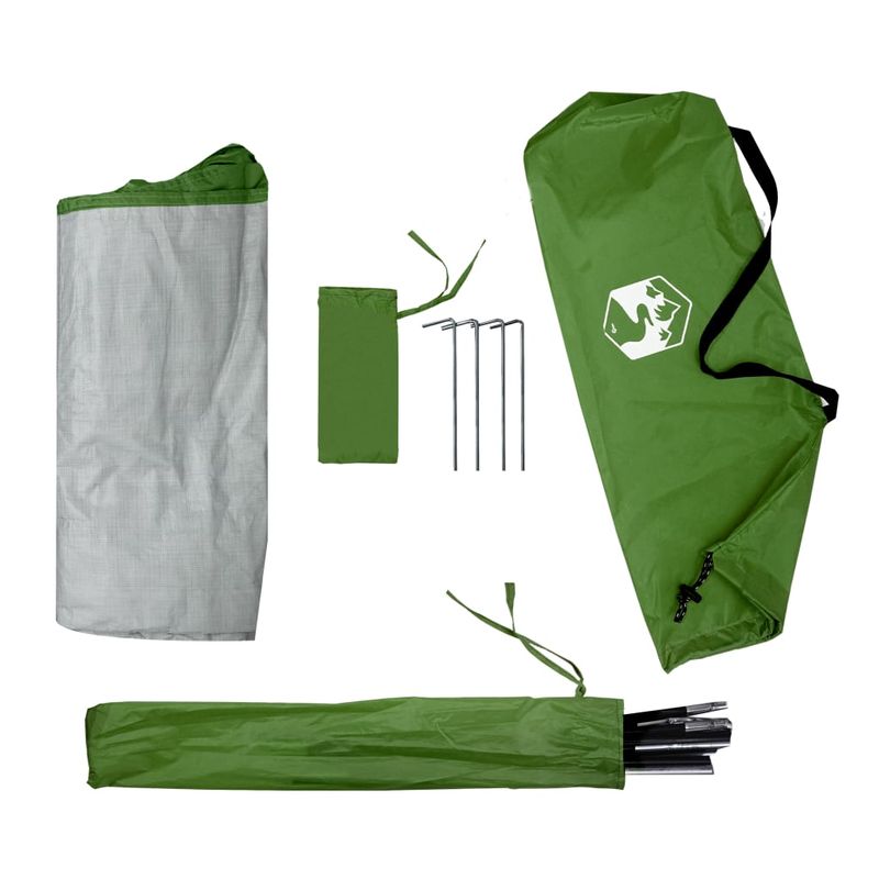 Sport si Outdoor - Camping - Corturi camping - Cort depozitare 9 compartimente, verde, 125x50x68 cm tafta 185T - Infinity.ro