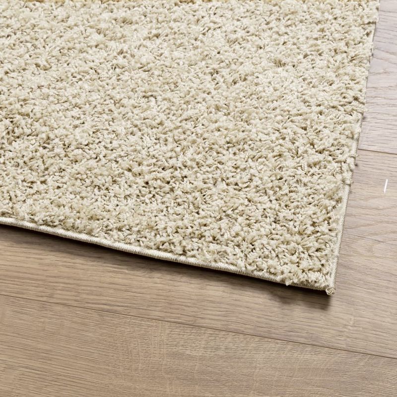 Casa si Gradina - Textile si covoare - Covoare - Covoare casa - Covor pufos cu fire inalte, auriu modern, 160x230 cm - Infinity.ro