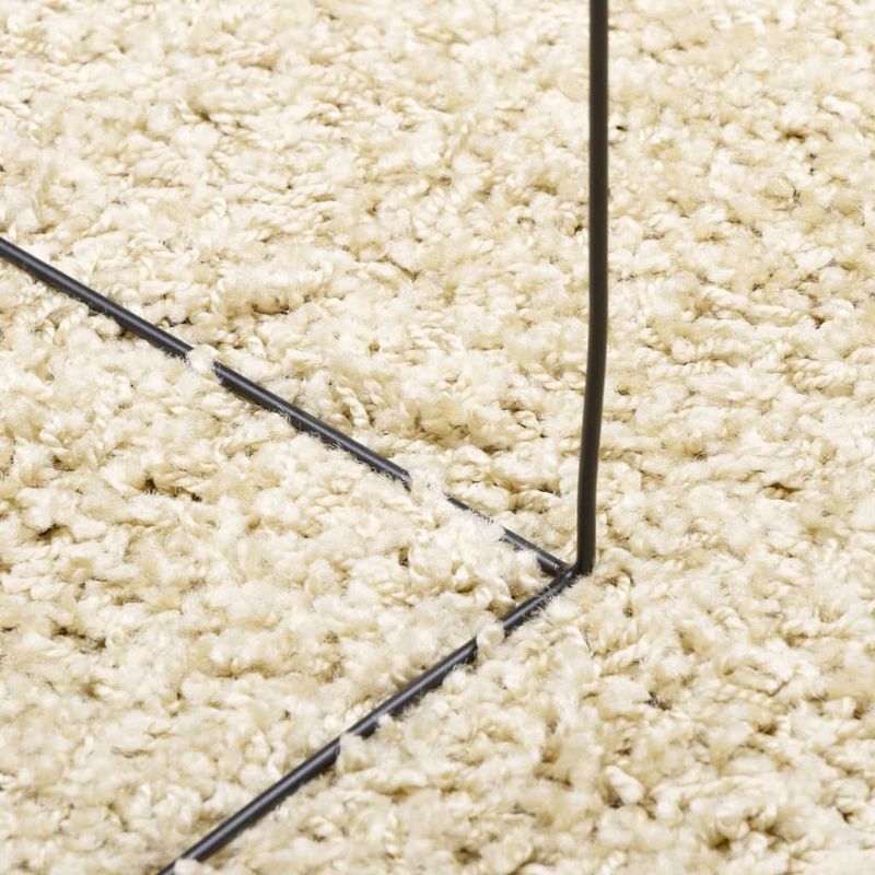 Casa si Gradina - Textile si covoare - Covoare - Covoare casa - Covor pufos cu fire inalte, auriu modern, 160x230 cm - Infinity.ro