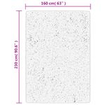 Casa si Gradina - Textile si covoare - Covoare - Covoare casa - Covor pufos cu fire inalte, auriu modern, 160x230 cm - Infinity.ro