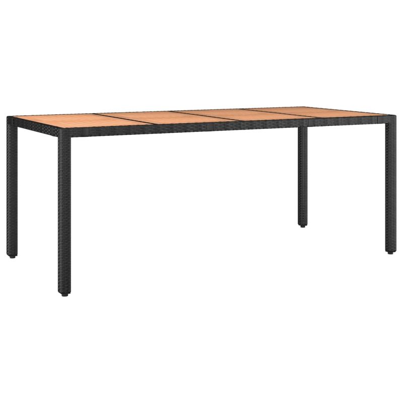 Casa si Gradina - Gradina si terasa - Mobilier exterior - Seturi mobila gradina - Set mobilier de gradina cu perne, 9 piese, negru, poliratan - Infinity.ro