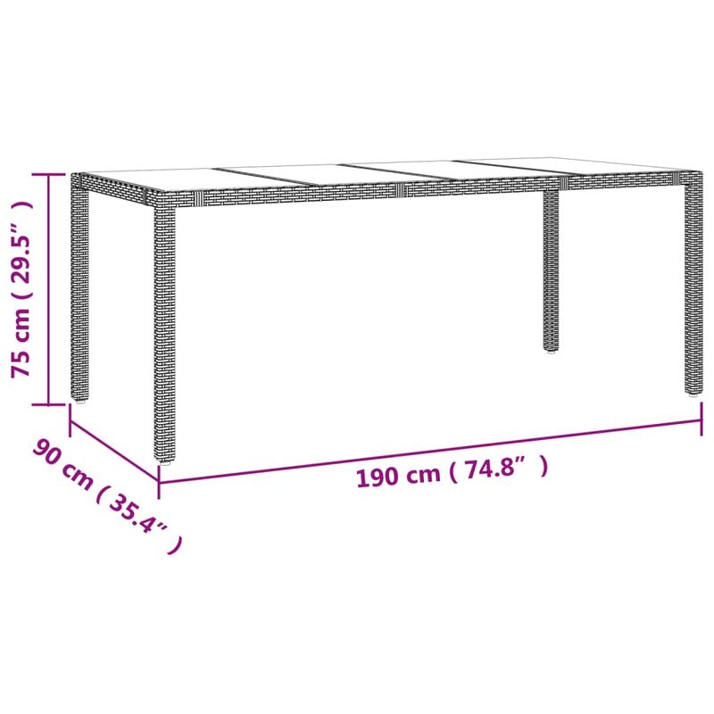 Casa si Gradina - Gradina si terasa - Mobilier exterior - Seturi mobila gradina - Set mobilier de gradina cu perne, 9 piese, negru, poliratan - Infinity.ro