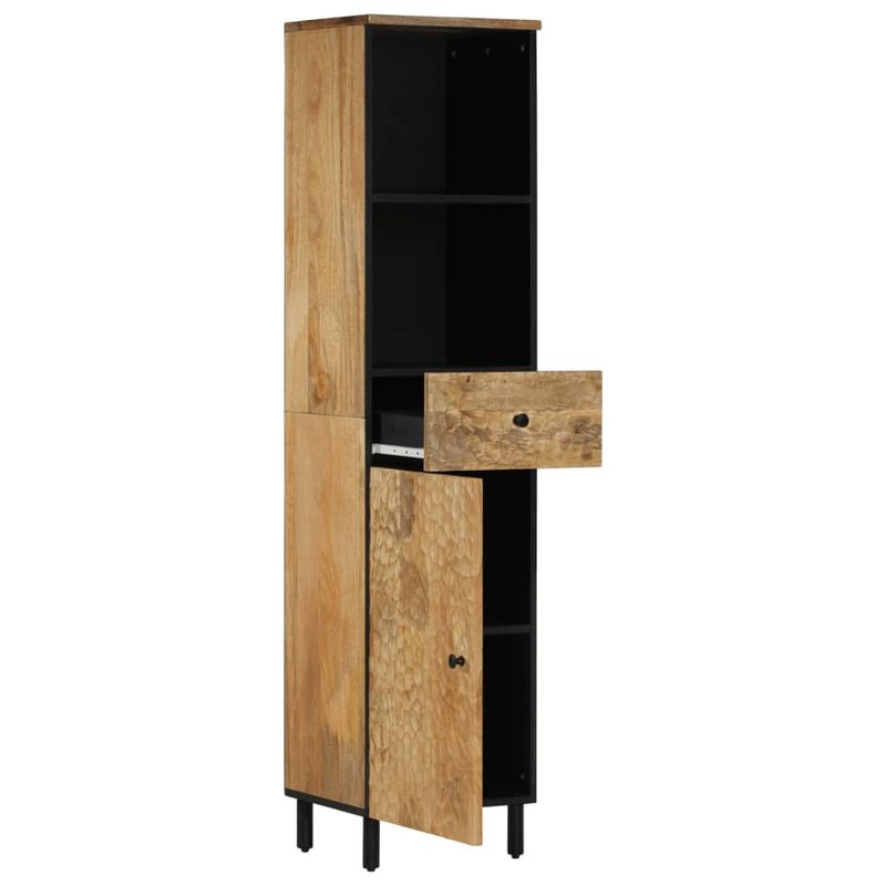 Casa si Gradina - Mobilier - Mobilier baie - Corpuri baie - Dulap de baie, 38x33x160 cm, lemn masiv de mango - Infinity.ro
