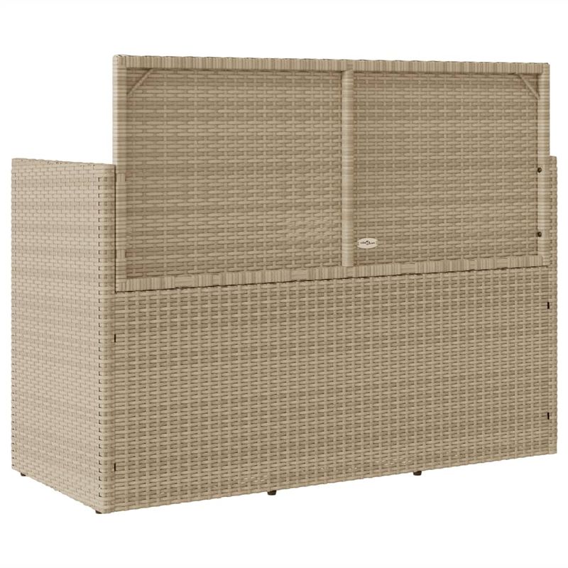 Casa si Gradina - Gradina si terasa - Mobilier exterior - Bancute de gradina - Banca de gradina cu perne, bej, poliratan - Infinity.ro