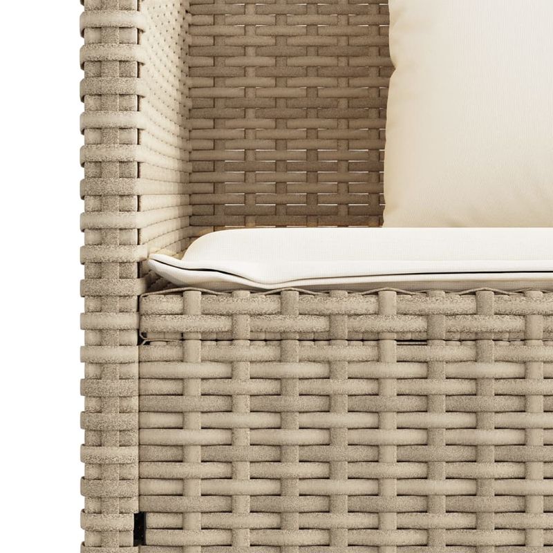 Casa si Gradina - Gradina si terasa - Mobilier exterior - Bancute de gradina - Banca de gradina cu perne, bej, poliratan - Infinity.ro