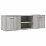 Casa si Gradina - Mobilier - Comode si corpuri - Comode - Comoda TV, gri sonoma, 120x34x37 cm, lemn prelucrat - Infinity.ro