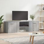 Casa si Gradina - Mobilier - Comode si corpuri - Comode - Comoda TV, gri sonoma, 120x34x37 cm, lemn prelucrat - Infinity.ro
